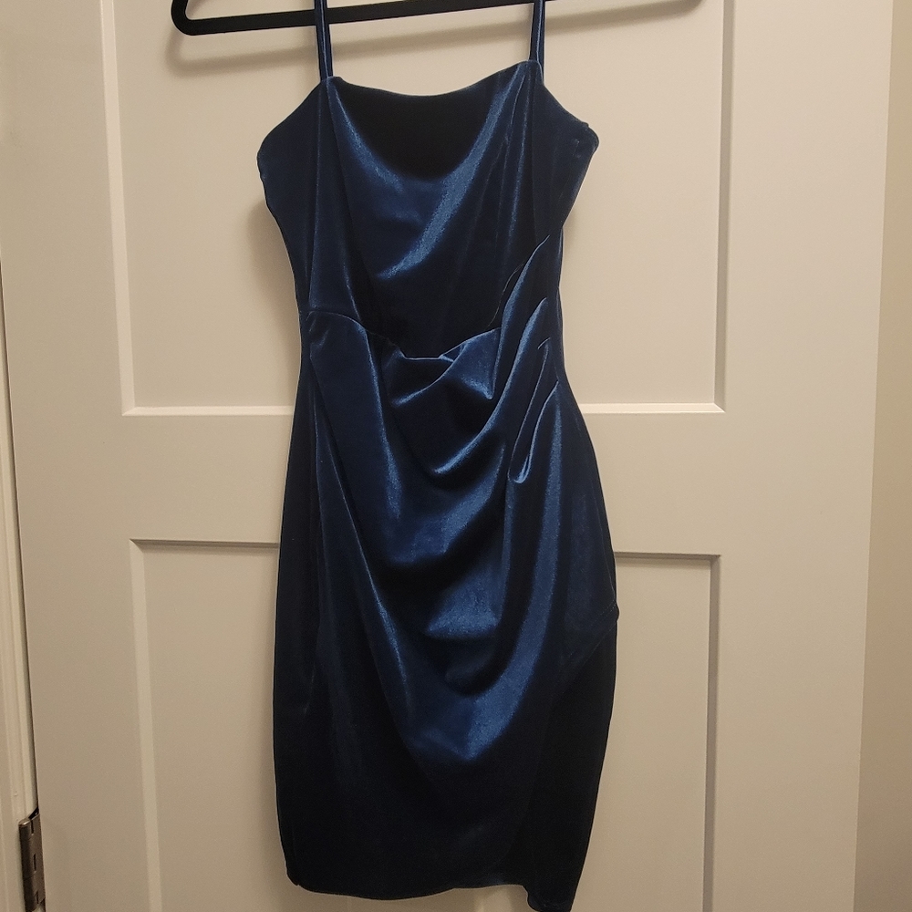 Homecoming dark bluish dress